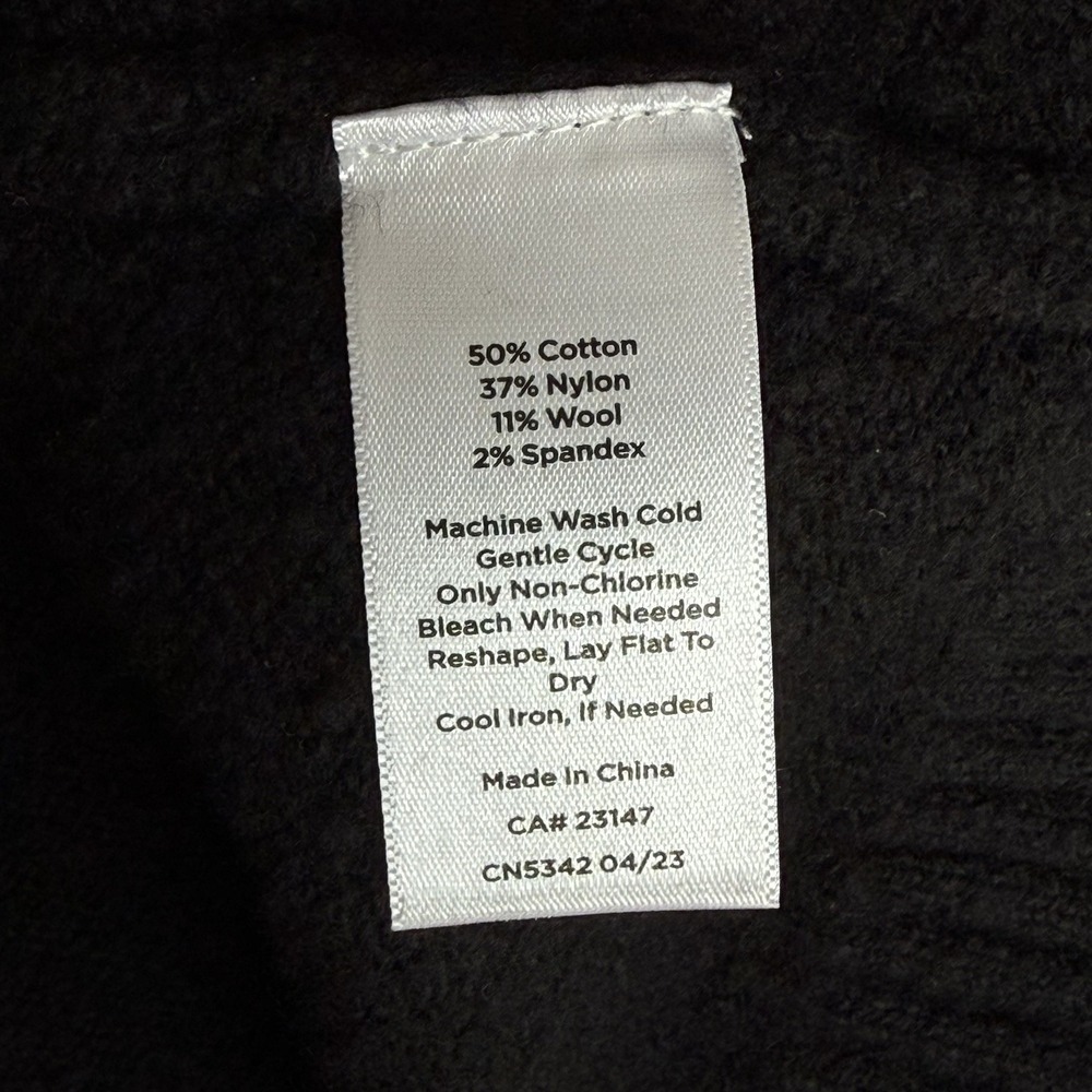 Talbots Wool Blend Jacket Blazer‎ Women XS Black Boucle Elegant Classic Work Job - Picture 6 of 10